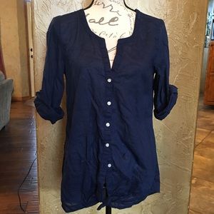 American Eagle navy swim cover up